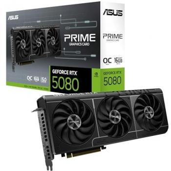 Tarjeta Gráfica ASUS PRIME GeForce RTX 5080 16GB GDDR7 OC Edition