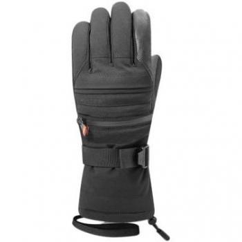 Guantes de esquí Racer Zipper 4 Primaloft negros, talla 8