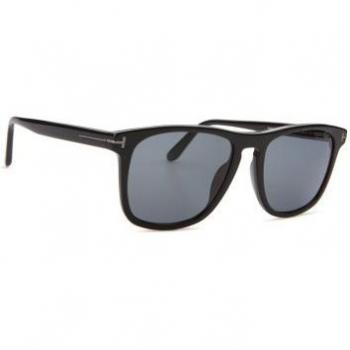 Tom Ford Gerard-02 FT0930-N 01D 56 Sunglasses, Black unisex, Size: 56 MM, Rectangle, Polarized