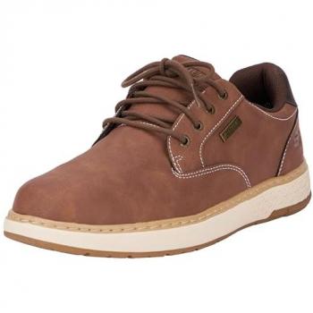 Zapatillas Hombre Skechers Cavell Marrón Talla 46, Sintético, Plano, Casual