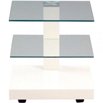 HomeTrends4You 554026 40 x 43 x 40 cm Mesa Auxiliar Blanco Mate
