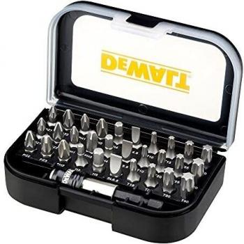 DEWALT DT7944S-QZ - Juego de 31 piezas con puntas de atornillar Pz1x2, Pz2x3, Pz3x1, Ph1x2, Ph2x2, Ph3, Pl4.5, Pl5.5, Pl6.5, T10x2, T15x2, T20x2, T25x2,T30x2,T40x2, H3, H4, H5 y adap cambio rápido
