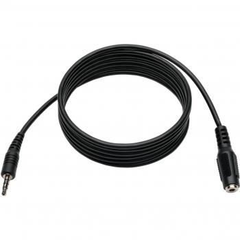 Tripp Lite P318-006-MF 3.5 mm Mini Stereo Audio 4-Position TRRS Headset Extension Adapter Cable (M/F) 6 ft. (1.8 m)