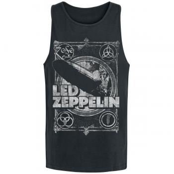 Led Zeppelin Vintage Print LZ1 Camiseta Tirantes Negro M