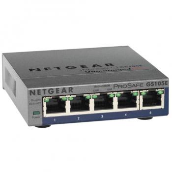 Netgear ProSafe Plus 5-Port Gigabit Ethernet Switch (GS105E-200UKS)