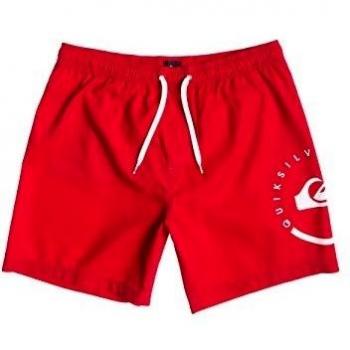 Quiksilver Eclipse VL E17 - Bañador para hombre, diseño Eclipse Volley Quik Red, talla S