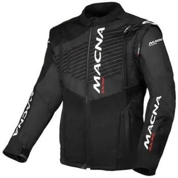 Chaqueta de motocross Macna Crest - Negro Blanco (M)