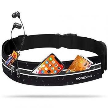 Riñonera Running Hombre y Mujer Riñonera Deportiva Cinturón movil Running Belt Reflectante Cinturón de Correr Bolso Cintura para Móvil Phone para Fitness Deportes Bicicleta Viajar Gimnasio