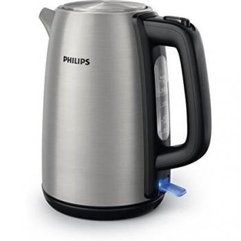 Philips Daily Collection HD9351/90 Hervidor Eléctrico 1,7L Acero Inoxidable 2200W Indicador de Nivel de Agua Base Giratoria Sin Cable