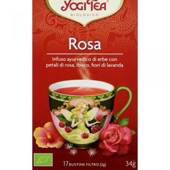 Yogi Tea Rose Organic Herbal Infusion 17 Sachets