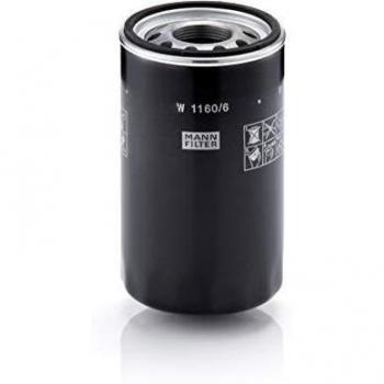 Original MANN-FILTER Filtro de Aceite W 1160/6 – Filtro hidráulico – Para Vehículos de Utilidad