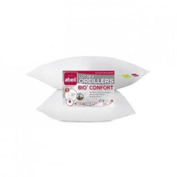 Abeil-Set de 2 Almohadas Abeil Blanco 60 x 60 cm (2 Unidades)