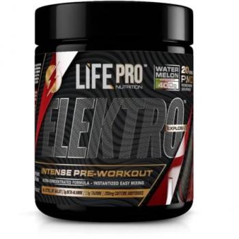 Life Pro Nutrition Elektro New Watermelon 400g - Potente preentreno en nuevo formato, aumenta tu rendimiento y resistencia, prepara el organismo para la sesión deportiva