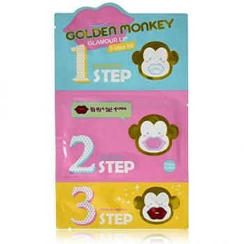 HOLIKA HOLIKA Golden Monkey Glamour Lip 3-Step Kit
