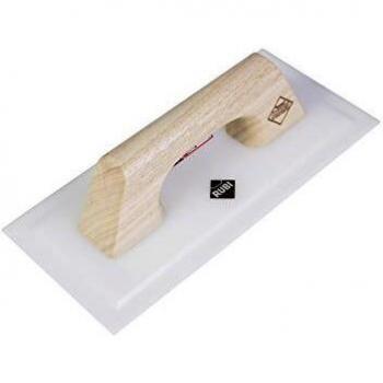 Rubi 71903 Llana flexible para yeso con mango de madera, Gris, 30 x 14 cm