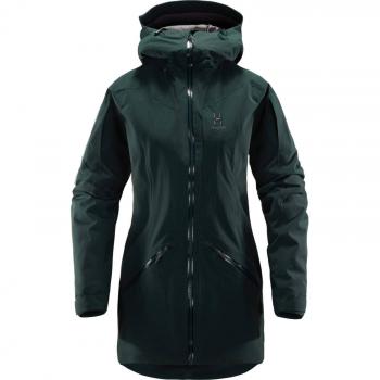 Haglöfs Niva Insulated Parka Chaqueta esquí, Mujer, Mineral, L