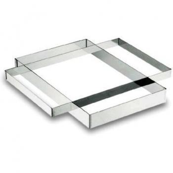 Lacor Marco Rectangular, Plateado, 31x48 cm