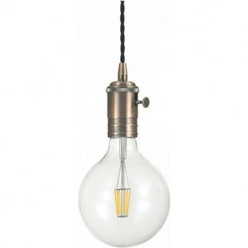Lámpara colgante de cobre DOC 1 bombilla E27