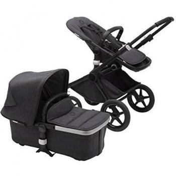 Carro de bebé dúo Bugaboo Fox 2 Mineral Negro Lavado
