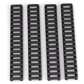 Ohhunt Color negro bronceado 4 piezas/set resistente al calor 20 mm Weaver Picatinny Labber riel de goma para rifle Handguard