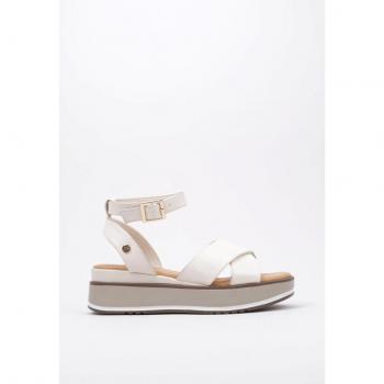 Sandalia de Plataforma Isteria 23095 para mujer en color Beige, talla 37