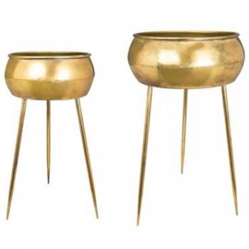Figura Decorativa Romimex Dorado 40 x 63 x 40 cm