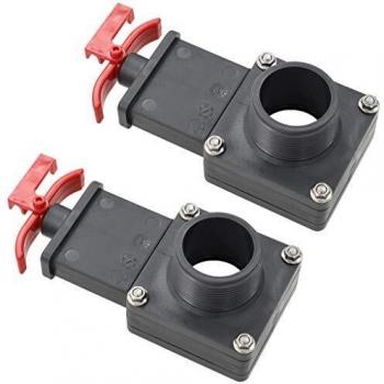 vidaXL Pool Gate Valve Set of 2 Pieces with 1.5 Diameter