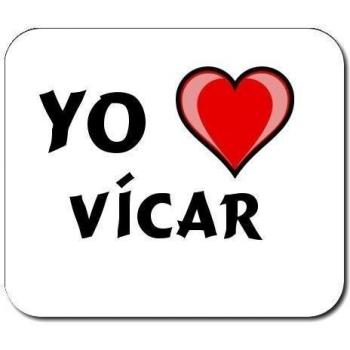 Almohadilla con estampada de Te quiero Vícar