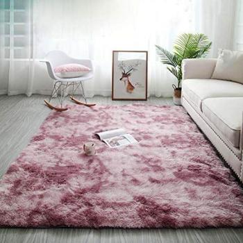 Shaggy Alfombra para El Salón, Modernas Antideslizante Super Suave Pelo Largo Fluffy Alfombra Modernas Alfombra Pelo Adecuado para Salón Dormitorio