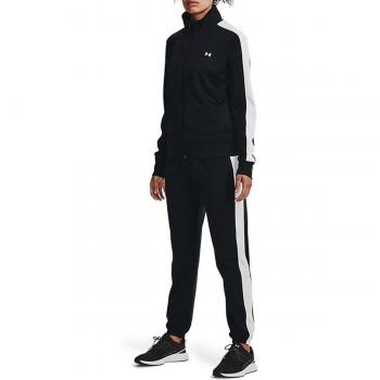 Under Armour Women's Black Tricot Tracksuit - Size Medium