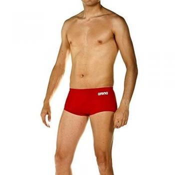 Arena Solid Squared Bañador Short, Hombre, Rojo