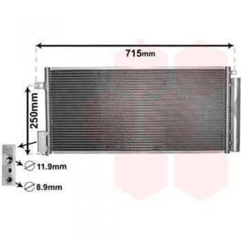 Van Wezel 17005310 condensador del sistema de climatización