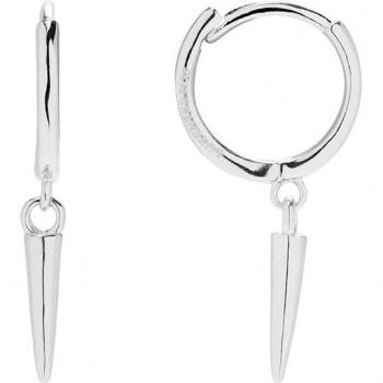 Pendientes de plata de ley 925 bañada en rodio Luxenter Lisad Essential