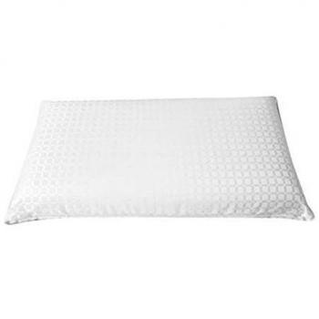 Almohada Viscoelástica de Lujo para Hotel - Pack de 2 Unidades 70 cm con Doble Funda, Cremallera y Tratamiento Antiácaros, Termorregulable y Adaptabilidad al Cu