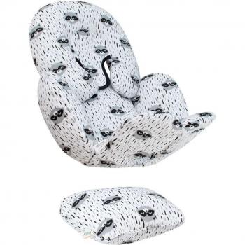 Cojín Reductor Universal para Silla de Coche y Capazo Jyoko Racoon Town (3 Piezas)