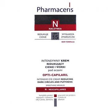 Crema Intensiva Reductora de Ojeras y Bolsas para Ojos Pharmaceris N Opti-Capilaril 15 ml