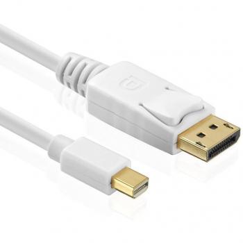 Cable Mini DisplayPort a DisplayPort 1,5m 1080p Blanco