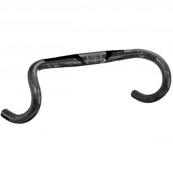 FSA K-Force New Ergo Manillar de caída, Unisex, Calcomanía de Carbono/Gris, 42 cm