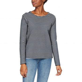 SELECTED FEMME Sfava LS Top J, Camisa Manga Larga para Mujer, Multicolor