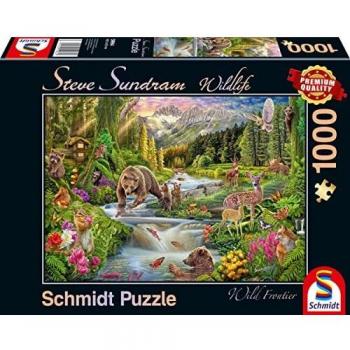 Puzzle Schmidt 1000 Piezas - Animales Salvajes en el Bosque