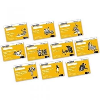 Read Write Inc - Phonics Set 5 Yellow Story Books - Black and White Pack of 10 (Tapa blanda)