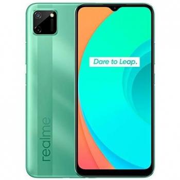 realme C11 - Smartphone de 6.52, 2 GB de RAM + 32 GB de ROM, Procesador Gaming MediaTek Helio G35, Doble cámara de 15MP, Dual Sim, Mint Green [Versión ES/PT]