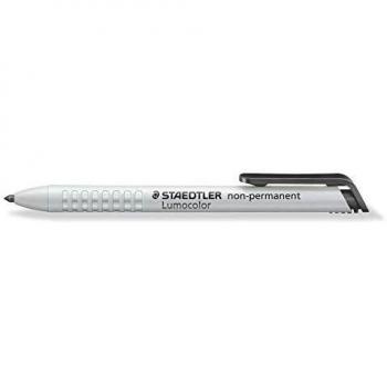 Marcador no permanente STAEDTLER Lumocolor Omnicromo 768N, color negro, punta de 3 mm