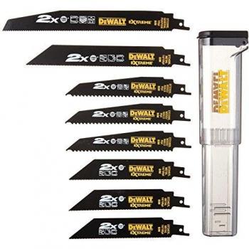 DEWALT DT2443L-QZ - Juego de 8 hojas de sierra sable 2X 3xDT2300L, 3xDT2407L, 1xDT2308L, 1xDT2408L