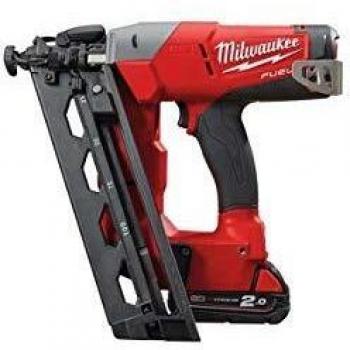 Milwaukee 4933451570 - M18cn16ga-202x clavadora 18v m18 fuel sin escobillas clavo tipo 1,6mm, de 32-63mm, 2x m18b2