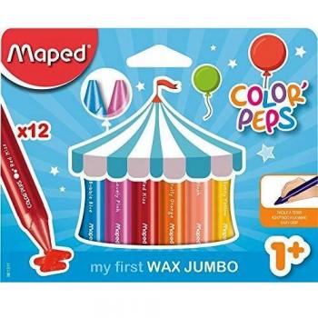 Maped Color' Peps Jumbo, Set de 12 Crayones