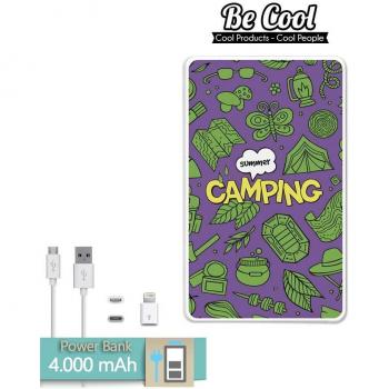 Becool® - Batería Externa Power Bank 4000 mah + Gratis 1 cable USB-MicroUsb