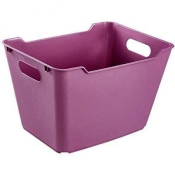 Caja de Almacenaje Polipropileno 20L Frambuesa 40x28x25 cm - Keeeper