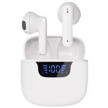 Auriculares True Wireless Bluetooth Vivanco VIV-4008928639902, No IPX, con micrófono, color blanco
