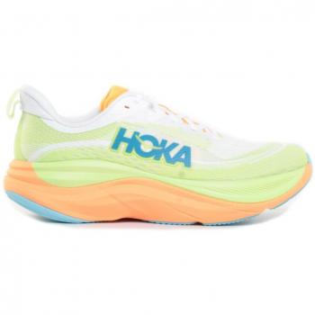 HOKA Men's Skyflow Road Running Shoes in Frost/Solar Flare, Size 8 (EU 42)